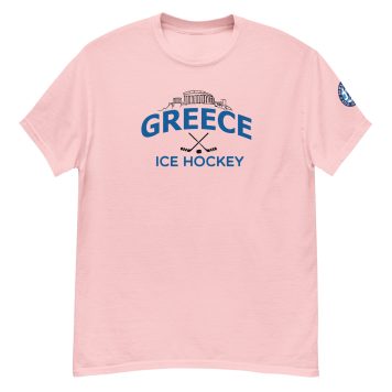 Greece Ice Hockey - t-shirt - Light Pink