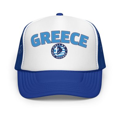 Greece Ice Hockey - Foam trucker hat