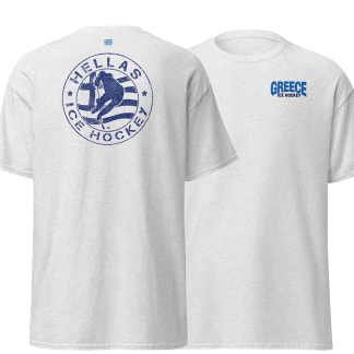 Greece Ice Hockey Stamp - Unisex tee