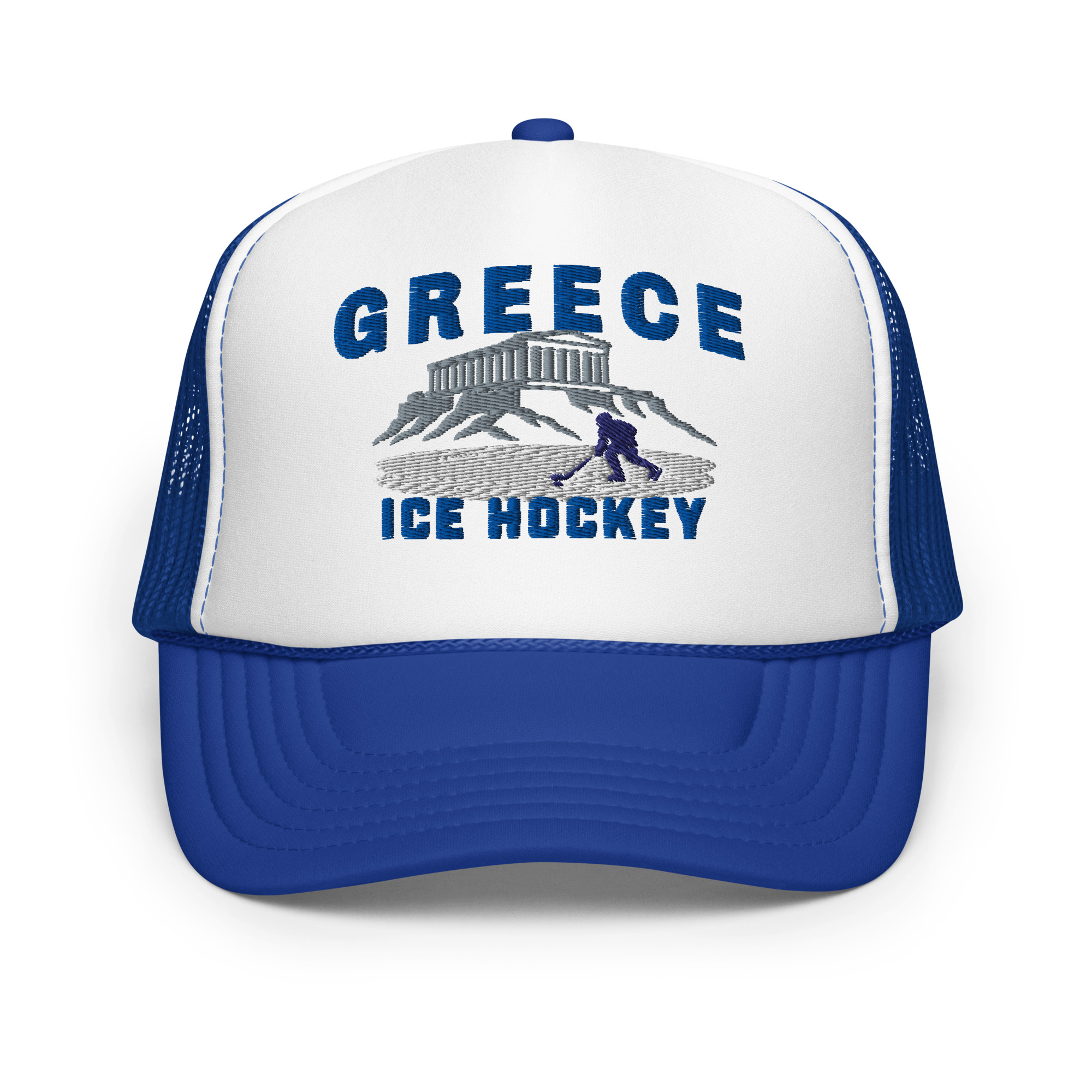 Greece Ice Hockey Acropolis - trucker hat