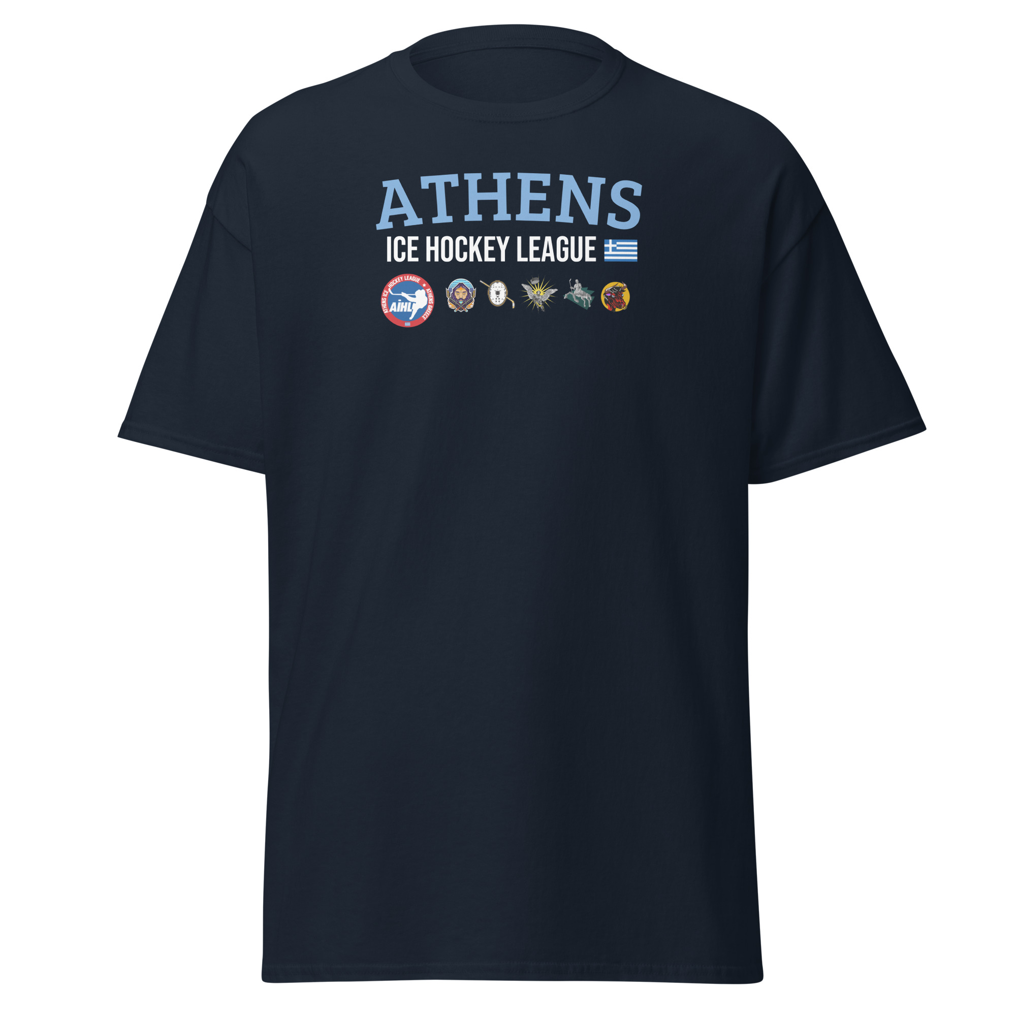 Athens Ice Hockey League - Unisex classic tee - Image 4