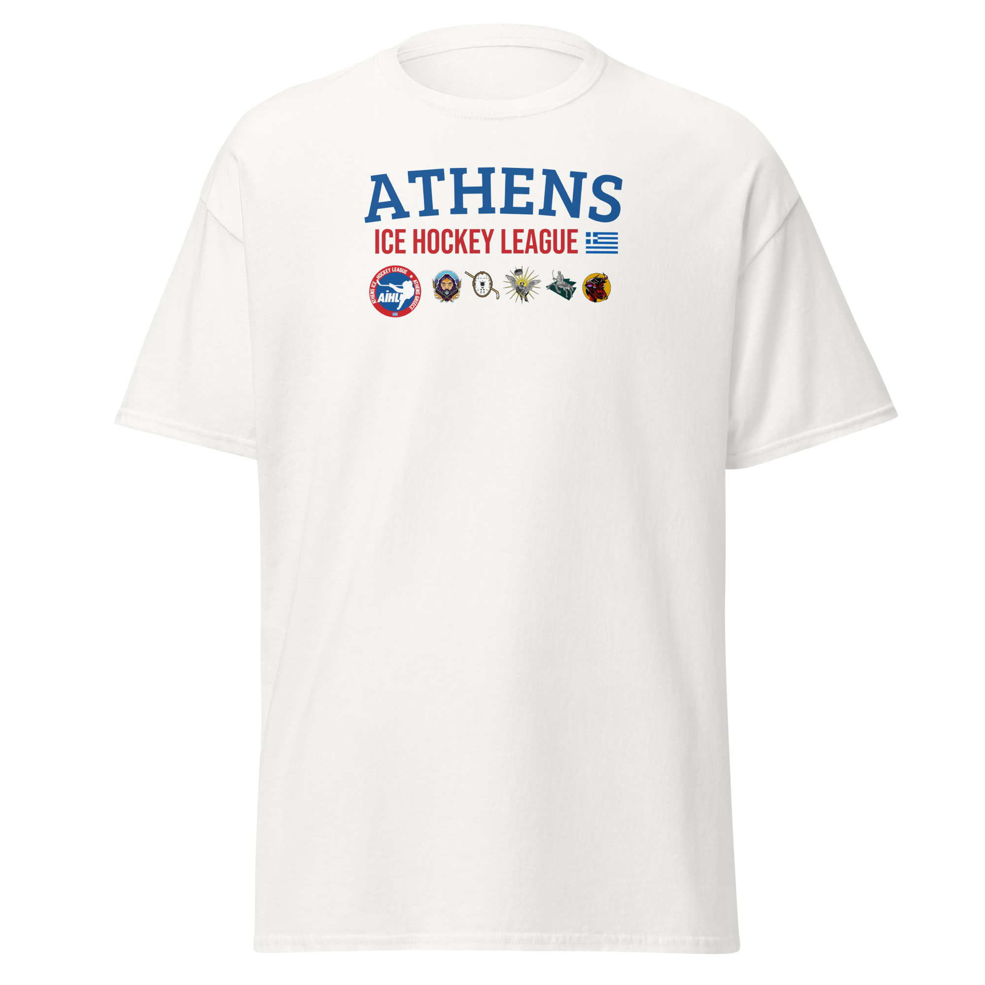 Athens Ice Hockey League - Unisex classic tee - Image 2