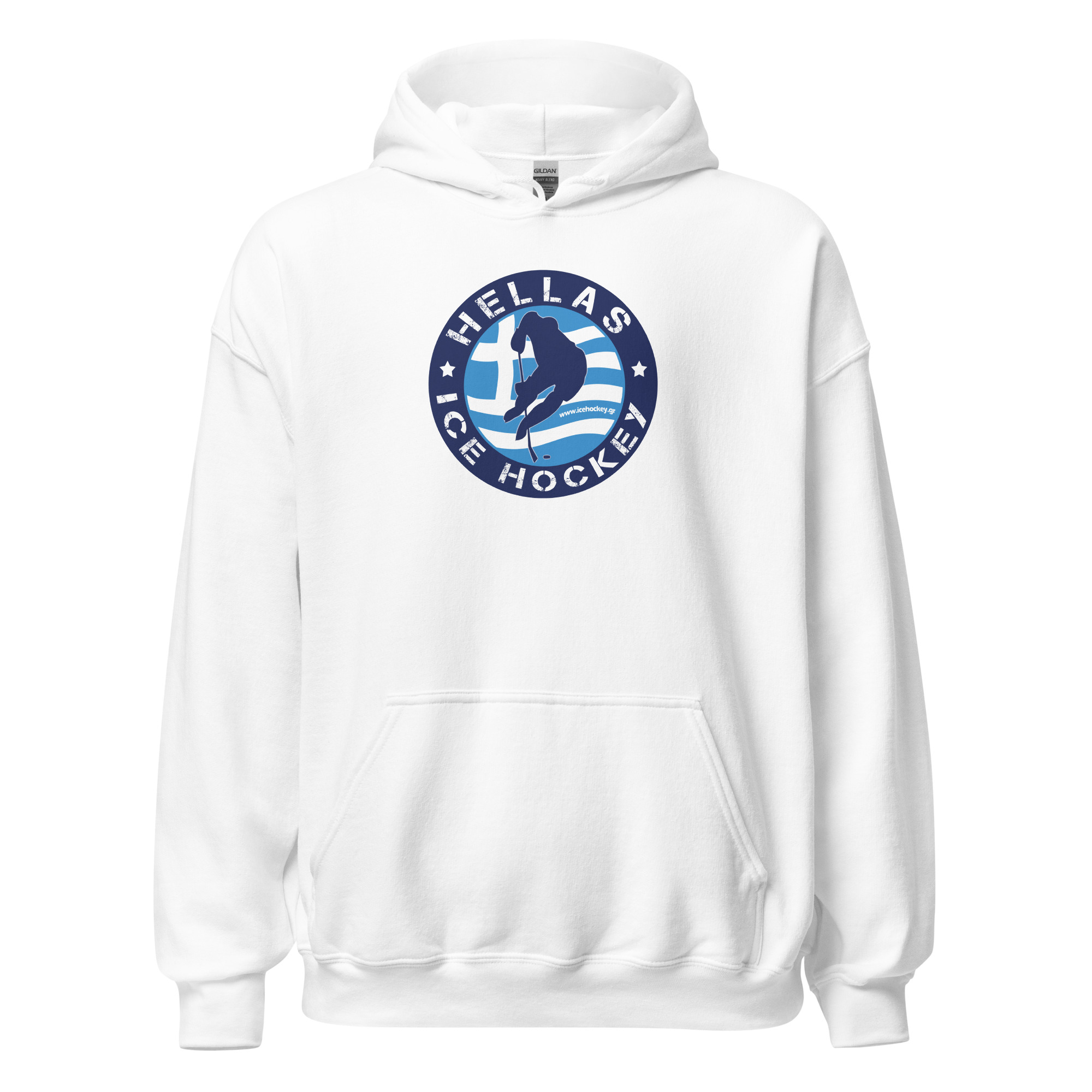 Hellas Ice Hockey Unisex Hoodie - Image 4